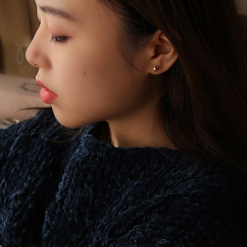 美国包金注金百搭耳钉