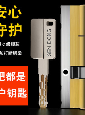 防盗门铜锁芯门锁芯昕豪