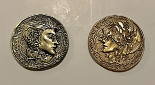 游戏 影巷 苏丹 浮雕双面金属铸币 贤者之国主题