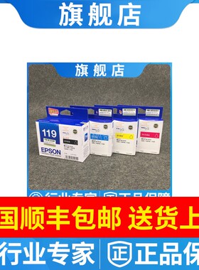 原装爱普生123黑色119墨盒EPSON 650FN 700FW 1100彩色T1191墨水