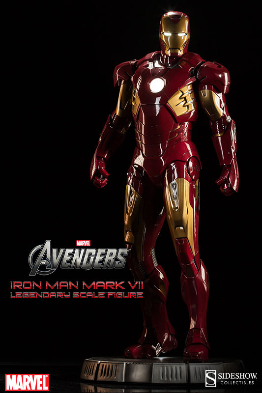 Sideshow Collectibles 1/2钢铁侠MK7 正版雕像