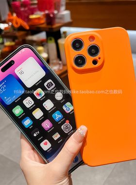 橘橙色硬壳X100ultra适用vivoY300Pro/y200/y500手机壳XNOTE薄X80X90S全包Y77E肤感X70Pro/Y78MX60NEX3S套X50
