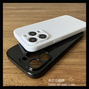 亮面黑白色软壳适用OPPOReno9手机壳14 4直边FindX9X8硅胶x7UltraX6X5精孔X3pro 套 10全包8