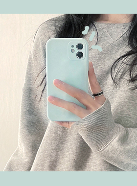 A5活力薄荷绿色K12S适用OPPOFindX9X8X7X6X5手机壳Reno9/K13Turbo纯色4se硅胶10Pro蓝A3/A6Pro黑K11X防摔k12x
