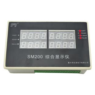 HART转RS485 220V电源工程专用显示仪MODBUS_RTU协议SM200-A