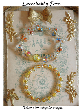 玻璃珠古董手串手链饰品