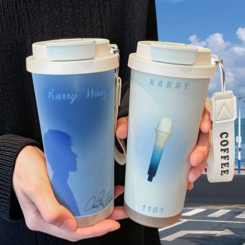 王俊凯应援周边手办保温杯不锈钢