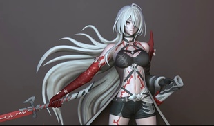 GK白模手办崩坏星穹铁道黄泉3D打印树脂分件办公室桌面游戏摆件