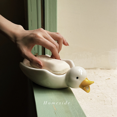 韩风萌系口水鸭肥皂托盘