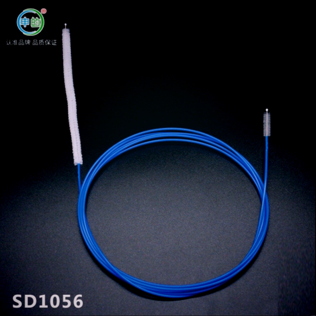 内窥镜钳道孔清洗刷子棉纱头清洁小刷子内镜检查棉条刷子