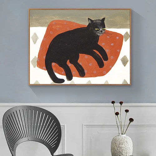 美斯凯客厅抽象装饰画防水可擦拭