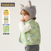 巴拉巴拉儿童马甲双面穿衣服男童女宝宝冬装 羊羔绒上衣潮 2025新款