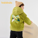 巴拉巴拉童装 儿童棉服男童秋冬仿羊羔毛外套百搭小童连帽上衣户外