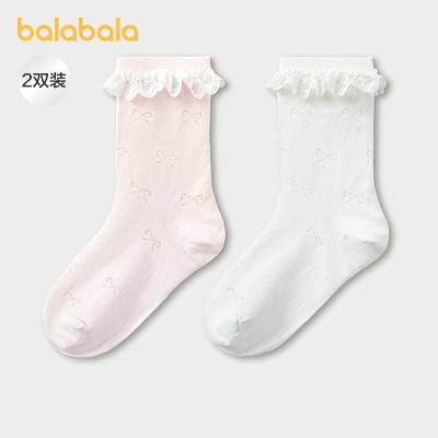 巴拉巴拉balaOne袜子甜美网眼袜