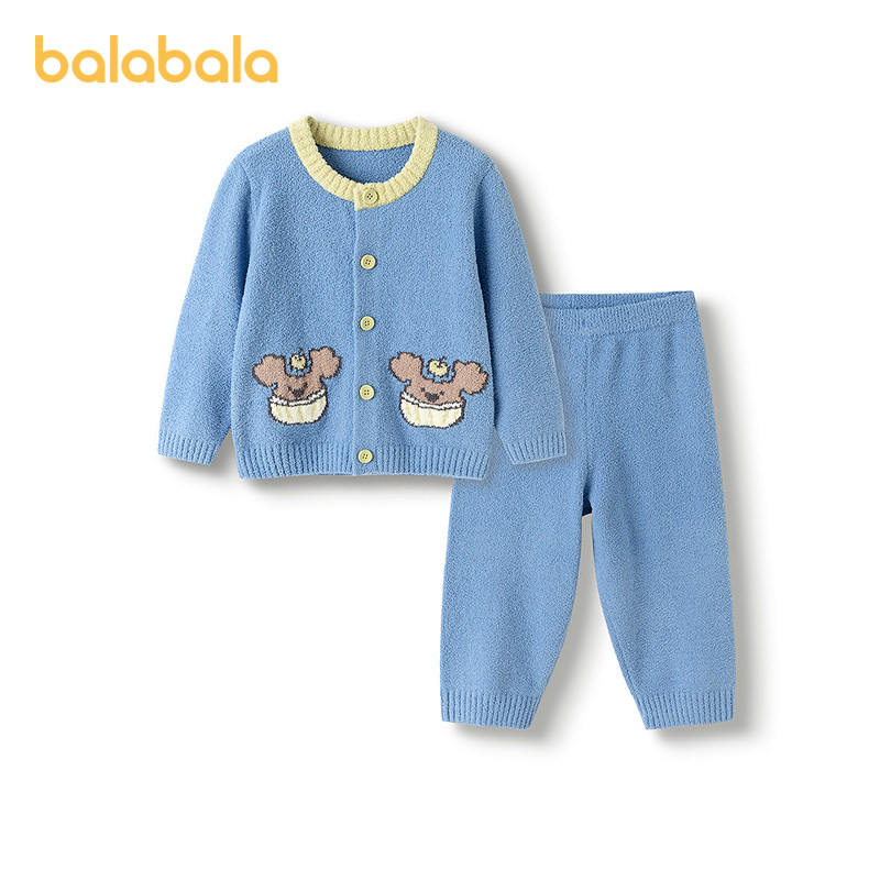 巴拉巴拉balaOne儿童家居服套装男童女童2025冬季新款半边绒保暖,童装/婴儿装/亲子装,家居服套装,淘宝优惠券,粉丝福利购,淘宝优惠卷