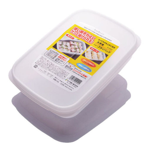 日本冰箱冻饺子不粘收纳保鲜盒