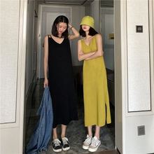 女装 夏装 吊带打底连衣裙胖mm洋气200斤宽松显瘦裙子 大码 2020新款