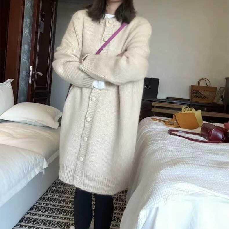 毛衣开衫外套大码软糯