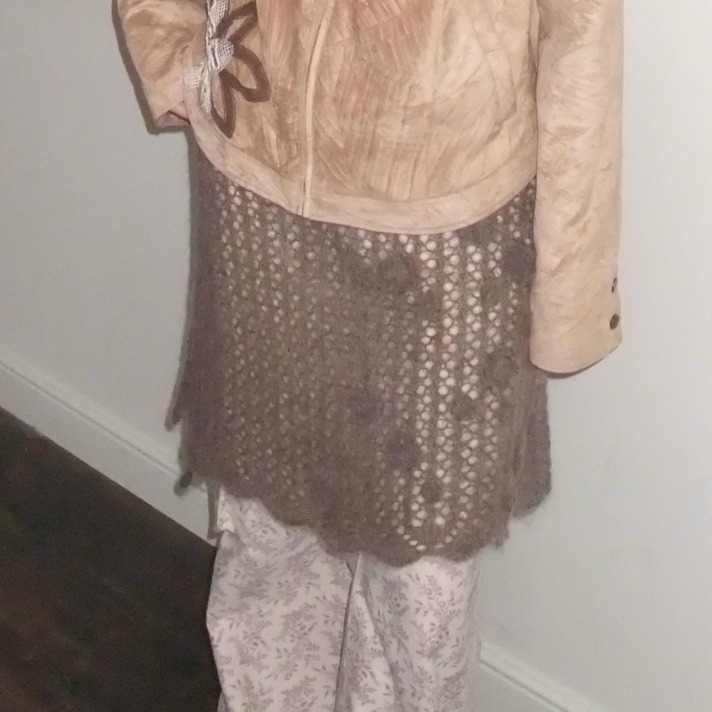 【正确版】多穿搭性花朵一片式屁帘小众设计感叠穿搭配单品