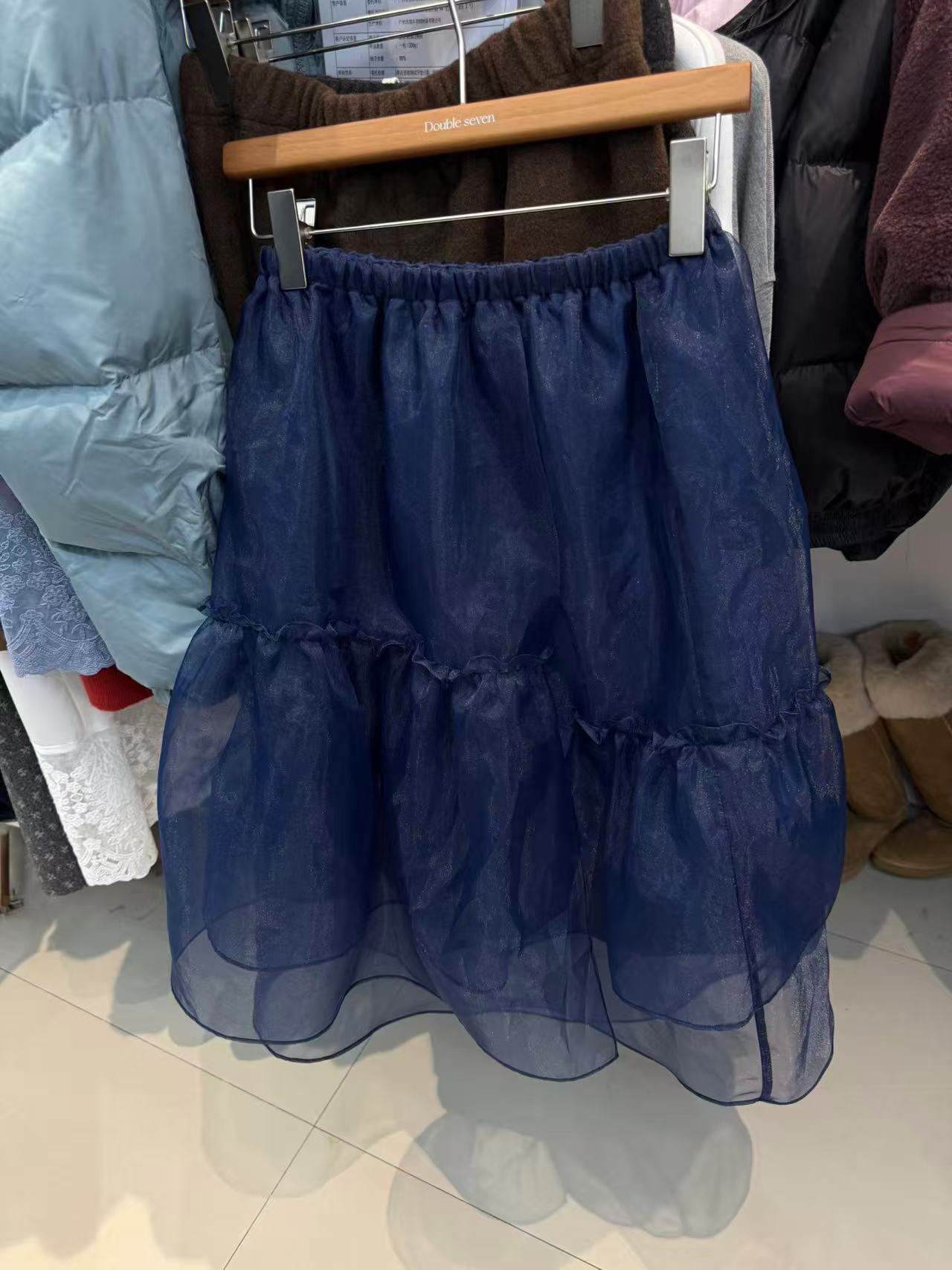 2025年冬季新款韩版时尚百搭显瘦气质高腰半身裙女百褶裙中裙子