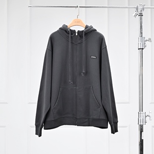 沃伦海龙 | Evermore 早春时髦廓形百搭上衣重磅棉做旧连帽卫衣女