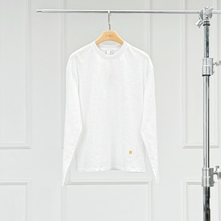 沃伦海龙 | LST021 秋冬简约舒适单穿打底上衣 竹节棉圆领长袖T恤