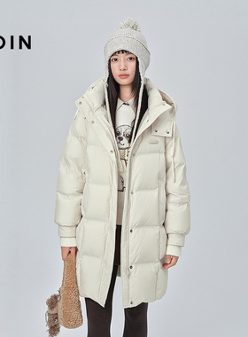 【商场同款】乐町茧形中长款羽绒服女冬季新款保暖外套C2ACF4320