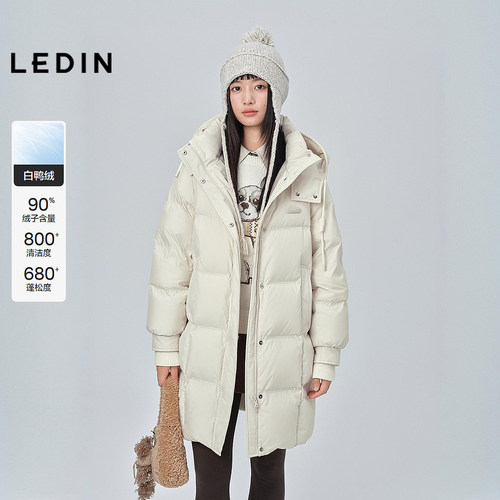 【商场同款】乐町茧形中长款羽绒服女冬季新款保暖外套C2ACF4320