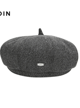 【商场同款】乐町精致贝雷帽冬季新款气质格雷系帽子女C1YAF4622