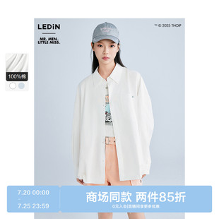 印花衬衫 新款 乐町2025夏季 C2CAF2170 奇先生妙小姐联名