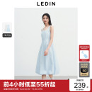 无袖 长款 韩系千金全棉柔软裙子 新款 乐町花苞连衣裙女2025年夏季