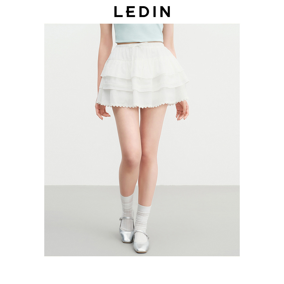 多层蛋糕裙 精致花边