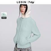 冬立领双拉链毛衣外套C8EDF4144 day毛针织开衫 商场同款 乐町7