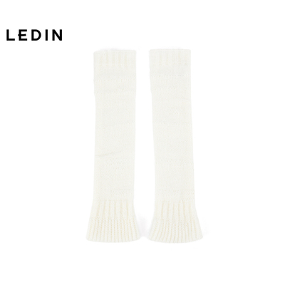 【商场同款】乐町2024年冬季新品毛线钩针袜套C1YGE4310