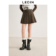 乐町基础百褶半裙秋季 商场同款 字母腰短裙C2GEE3335