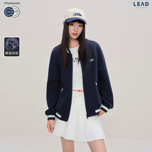 【tombonia联名】乐町商场同款印花宽松图案休闲外套女C2BBF3331