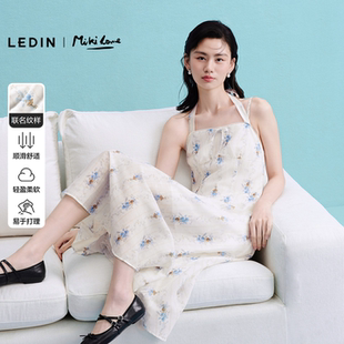 连衣裙夏季 蓝铃乐町IP联名商场同款 吊带裙子C1FAG2241 焦点裙