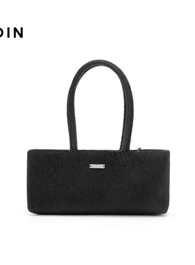 【商场同款】乐町2024年冬季新品毛感复古手提包C1YFE4357