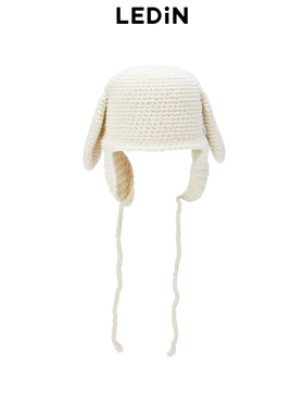 【商场同款】乐町2024年冬季新品小羊钩针帽C2YAE4278