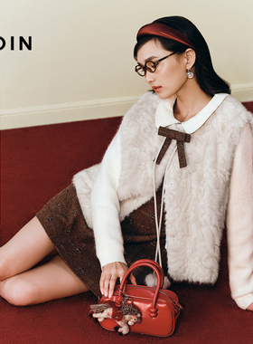 【商场同款】乐町圆领叠穿马甲2026春新款宽松无袖上衣C1BGG1125