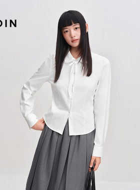 【商场同款】乐町减龄感长袖衬衫女装2025冬季新款上衣C1CAF4284