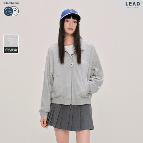 【tombonia联名】乐町商场同款绣花立领外套肌理感外套C2BBF3324