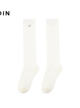 【商场同款】乐町2024年冬季新品毛巾提花及膝袜C1YGE4391