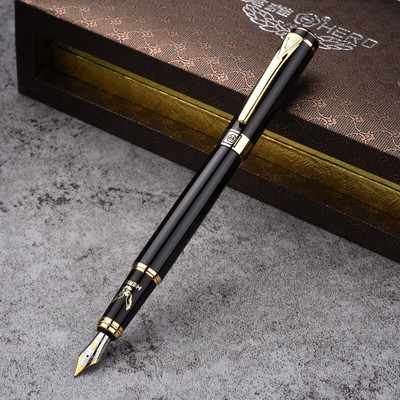 大鹏展翅金雕礼品刻名字英雄钢笔