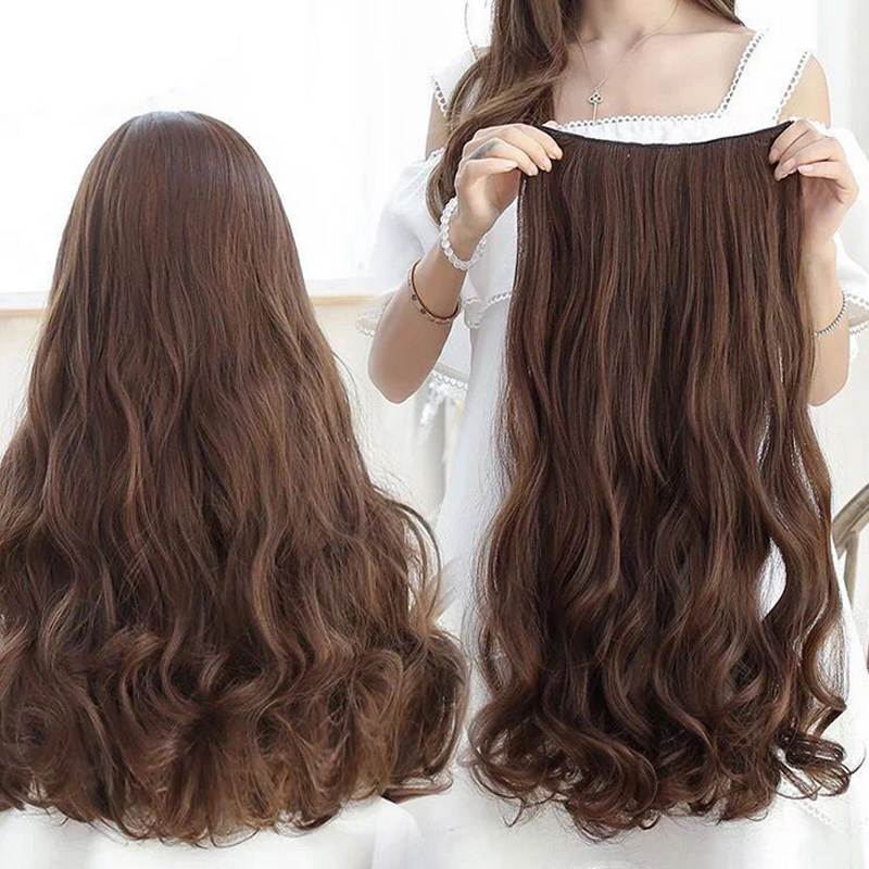 长卷发片假发大波浪隐形一片式接