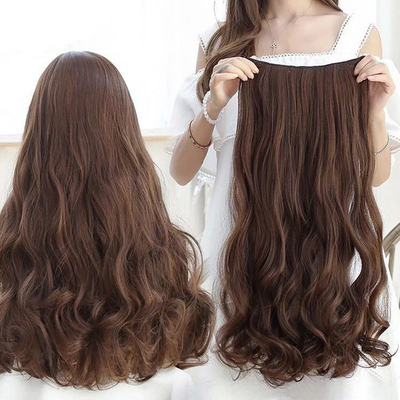 长卷发片假发大波浪隐形一片式接