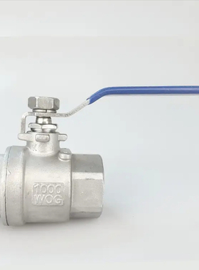 不锈钢304两片式内丝球阀水管开关DN50螺纹DN15DN20DN254分6分1寸