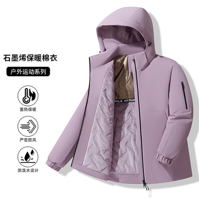 冲锋衣女男棉服冬季加厚保暖外套