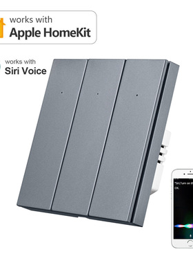 Homekit直连扫码matter单火零火86开关面板智能家居siri语音远程