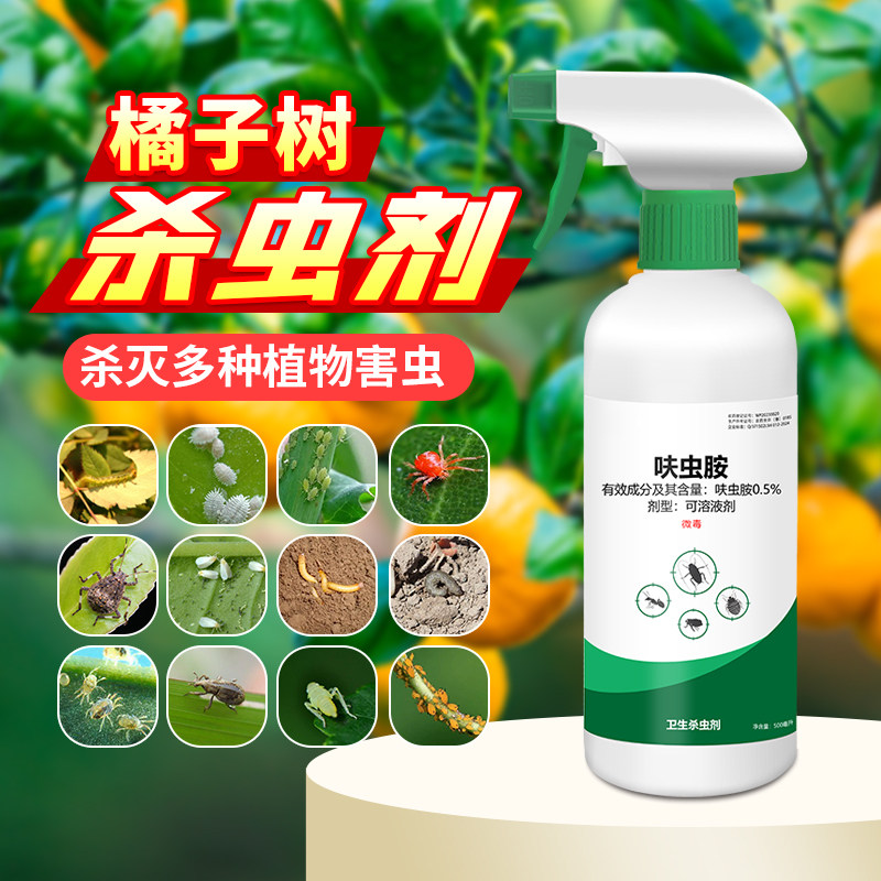 橘子年桔专用杀虫剂药桔子树生虫桔树治虫药金桔虫子用药金钱桔灭